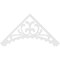 Ekena Millwork Pitch Genova Architectural Grade PVC Gable Pediment, 72"W x 36"H x 1"P (12/12) GPP072X036X100GEN - alternate 3